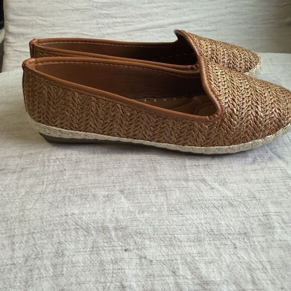 CREPUSCOLO Woven Espadrille Slip on Loafers Size 5.5 EUR 36 Preppy - Picture 7 of 12